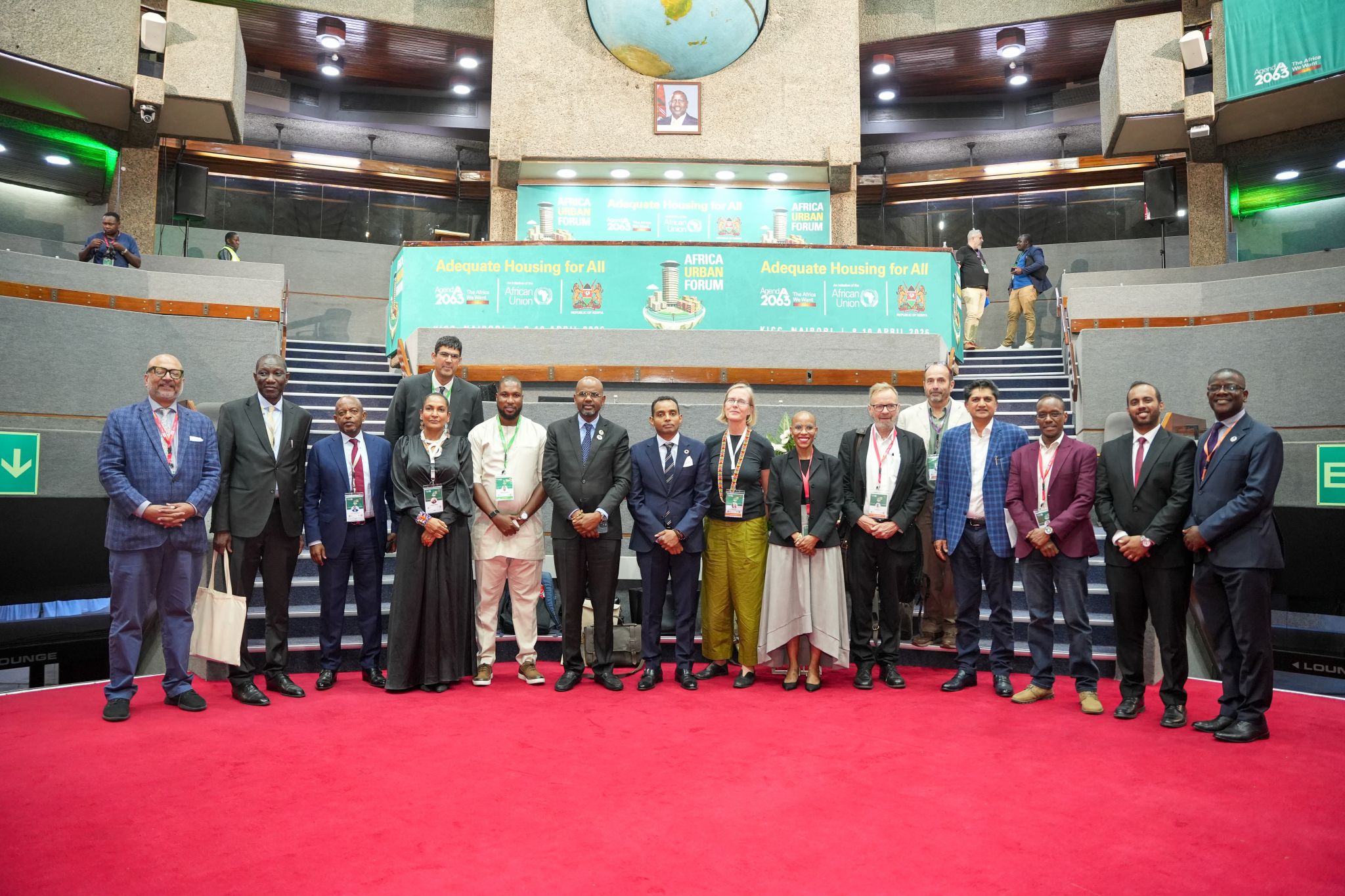Adequate Housing for All forum group photo with international delegates